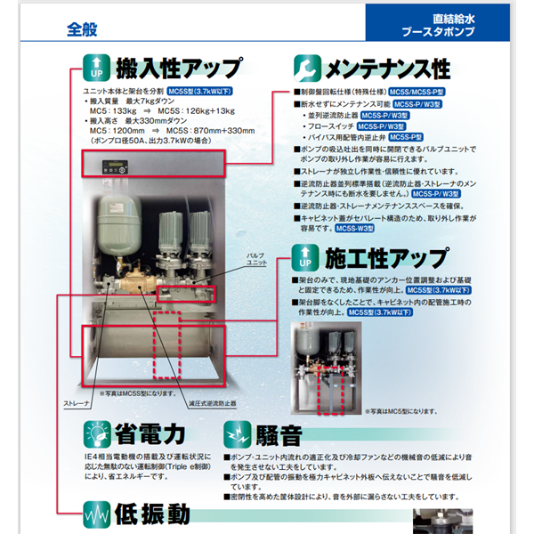 TERAL泰拉爾直連供水增壓泵MC5S-2020-0.75S2D
