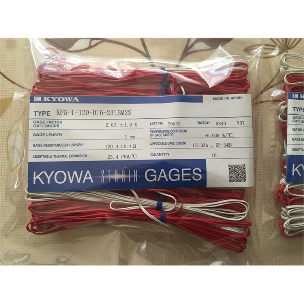日本KYOWA共和配件耗材應變片KFGS-20-120-C1-16 L30C2R