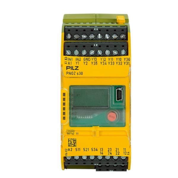 PILZ皮爾茲德國安全繼電器 PNOZ X10.11P C 24VDC 6n/o 4n/c 6LED