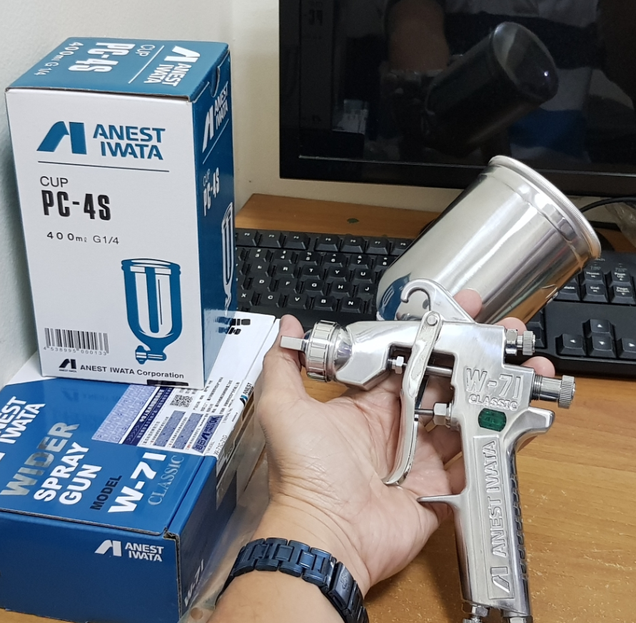 ANEST IWATA阿耐思特巖田水性、低電阻涂料用靜電噴槍 E-M10C-13C1X