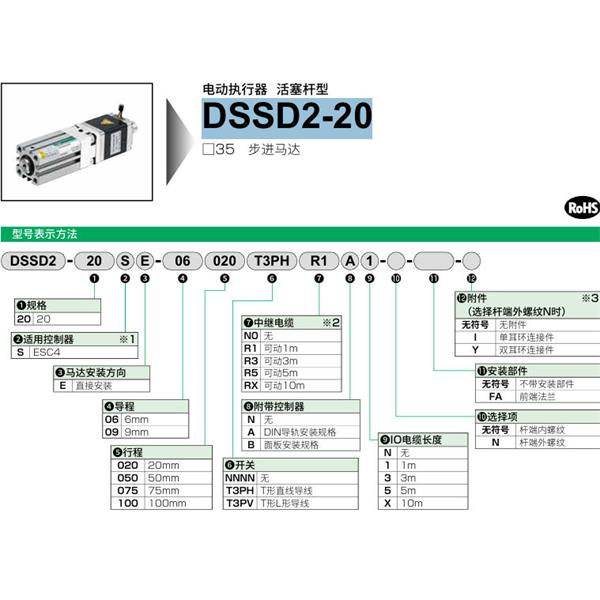 CKD喜開(kāi)理電動(dòng)執(zhí)行器（無(wú)馬達(dá)型）活塞桿型DSSD2-20SE-09100T3PVRXBX